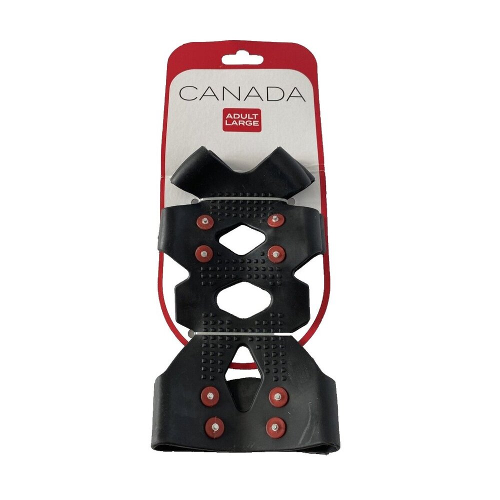 Adult Ice Snow Shoe Grips Anti-Slip Traction Cleats New Large